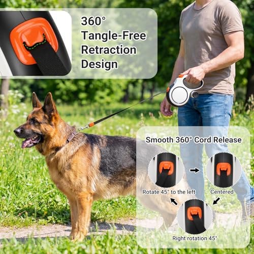 Segarty 26 Ft Walking Lead for Dogs 66 lbs