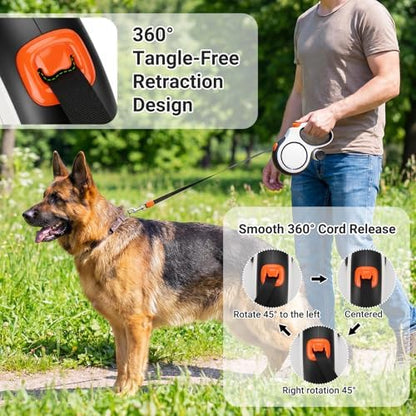 Segarty 26 Ft Walking Lead for Dogs 66 lbs