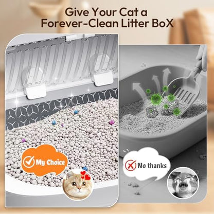 Happypaw XXXL Open-Top Automatic Self Cleaning Litter Box
