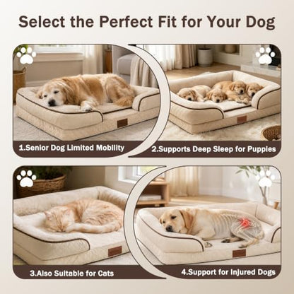 Orthopedic Memory Foam Dog Bed