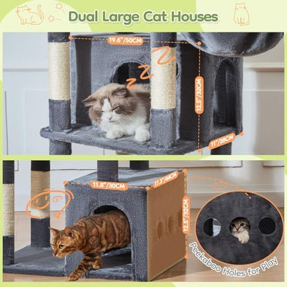 Taoqimiao 72 in Cat Tree, XXL Cat Tower
