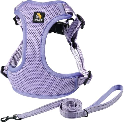BELLA & PAL Adjustable Step-in Dog Harness, Puppy No-Pull Vest