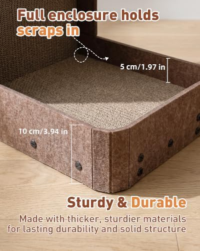 26.8" Cat Scratcher, L-Shaped Scratch Pad