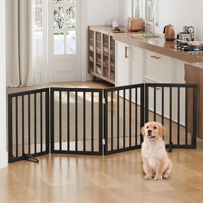 Freestanding Foldable Dog Gate