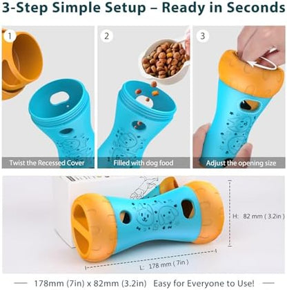 Treat Dispensing Dog Puzzle Toy, Interactive Dog Toys
