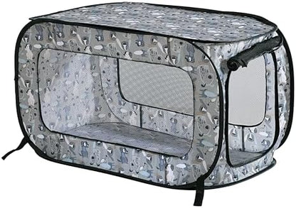 Portable Collapsible Pop Up Kennel, Tail Waggers