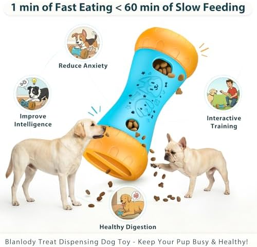 Treat Dispensing Dog Puzzle Toy, Interactive Dog Toys