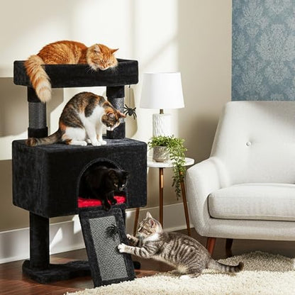 BEWISHOME Cat Tree Tower for Indoor Cats, Gothic Cat Trees