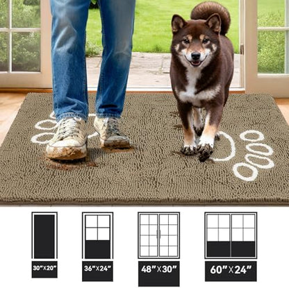 Bcoimo Super Absorbent Dog Door Mat