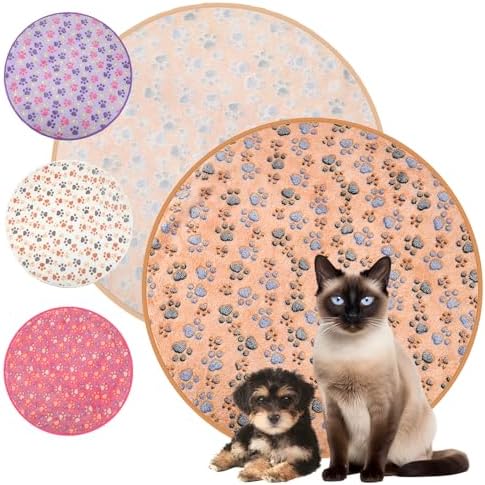 Tatuo 4 Pack Fleece Dog Blanket