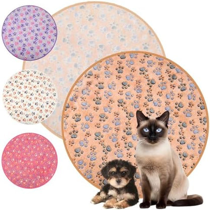 Tatuo 4 Pack Fleece Dog Blanket
