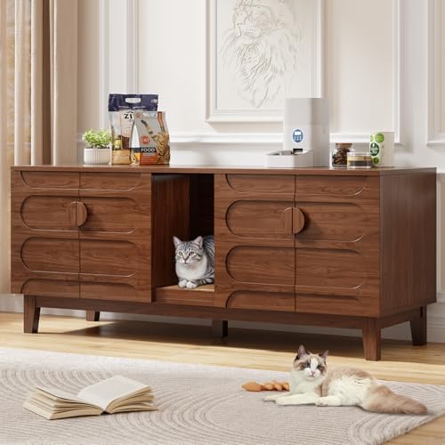 ONBRILL 59" Cat Litter Box Enclosure