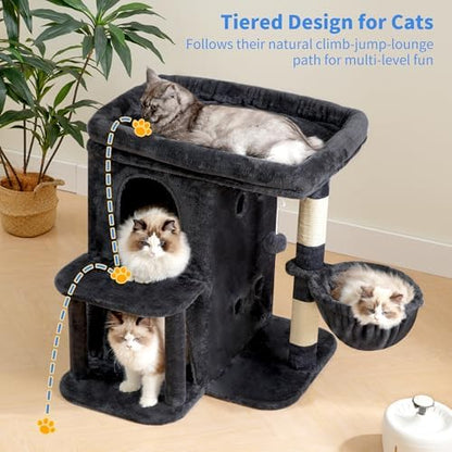 Heybly Cat Tree, 26 inch Cat Tower