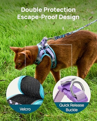 PetThem Upgraded Cat Harness and Leash Set
