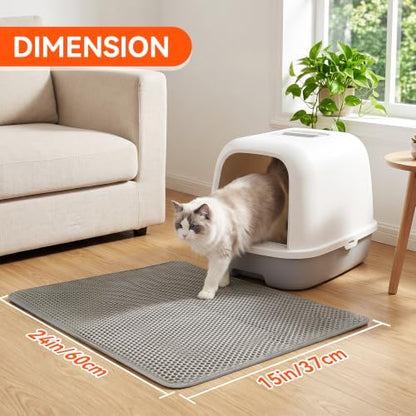 Cat Litter Mat, Double Layer Litter Trapping Mat