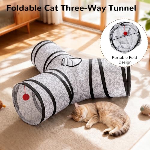 Tempcore Cat Tunnel, 3-Way Collapsible Toy