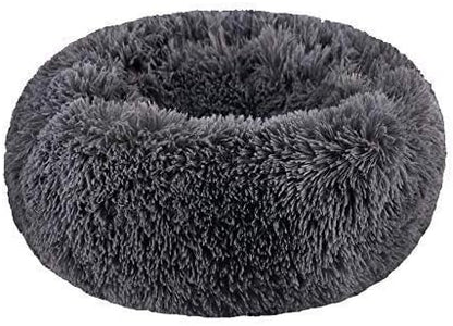 Cat Bed for Indoor Cats, Mini Plush Self Warming Kitten Bed, 20 Inch