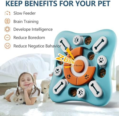FOXMM Interactive Dog Treat Puzzle Toys