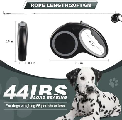 Retractable Dog Leash 20 FT Cord