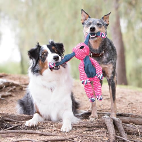 KONG Floppy Knots Rope and Plush Dog Toy, Medium/Large