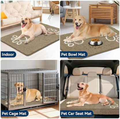 Bcoimo Super Absorbent Dog Door Mat