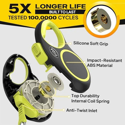 Fida Retractable Dog Leash, Reflective 16ft Heavy Duty Pet Walking Leash