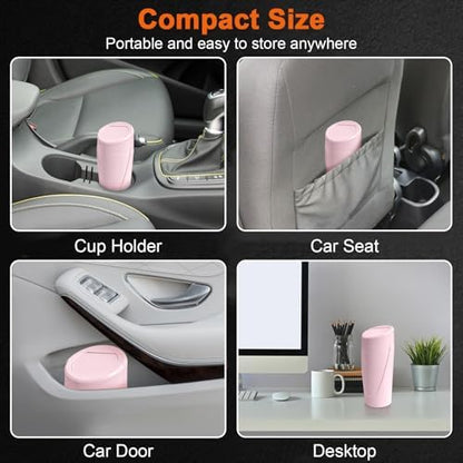 Car Trash Can, Leakproof Mini Car Garbage Can Cup Holder