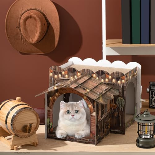 2 Story Cardboard Cat House