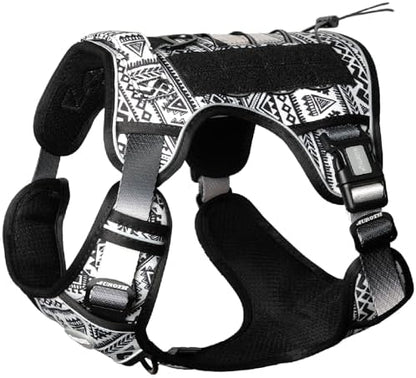 AUROTH Tactical Dog Harness Medium Sized Dog No Pull Adjustable Dog Vest
