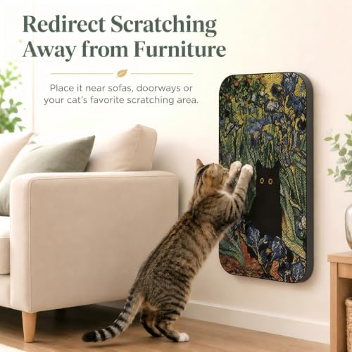 Cat Wall Scratcher, Art Cat Scratching Board