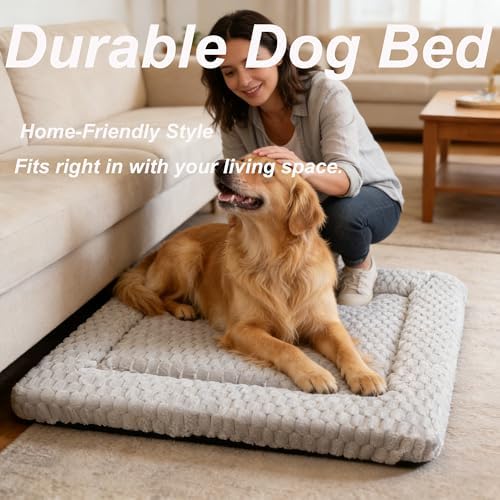Dog Bed Mat - Reversible Dog Crate Bed Mats, Soft & Breathable Kennel Pad