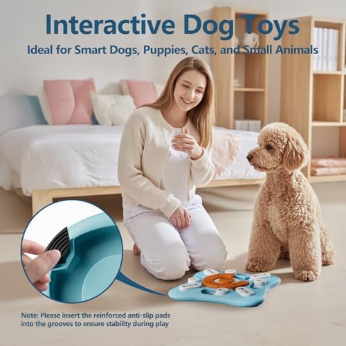 FOXMM Interactive Dog Treat Puzzle Toys