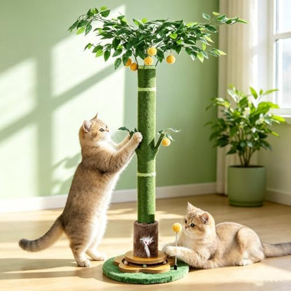 47'' Extra Tall Cat Scratching Post, Cute Cat Scratching Post
