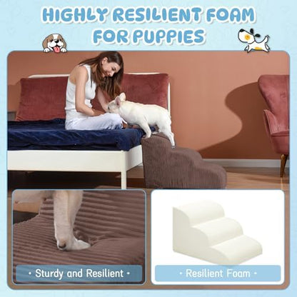 Mesa Lemon 2 Step Dog Stairs Pet Ramp