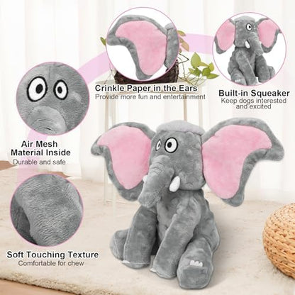 Letsmeet Plush Large Dog Toys