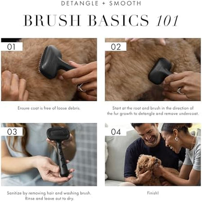 Tweezerman Slicker Brush for Pets-Grooming Brush