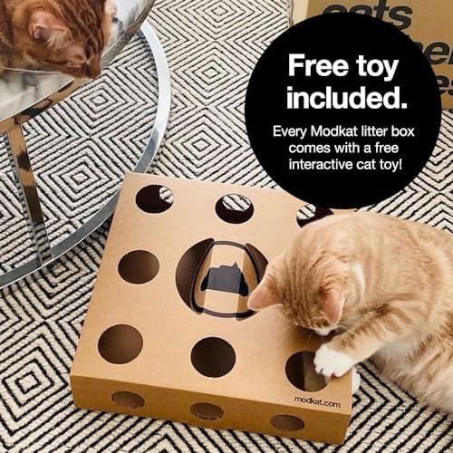Modkat XL Cat Litter Box, Top or Front-Entry, Scoop & Filters