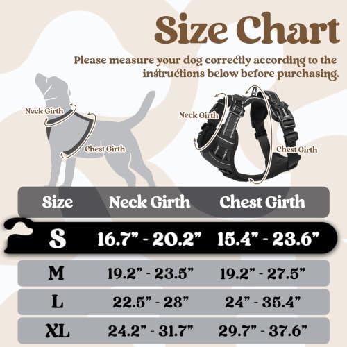 rabbitgoo Dog Harness Small Sized, Updated Easy On & Off