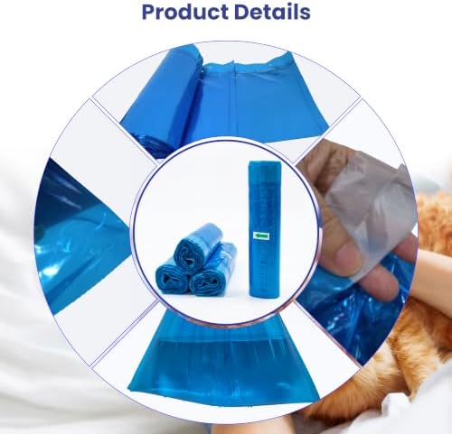 80 Counts Cat Litter Bin Refill Bags Compatible
