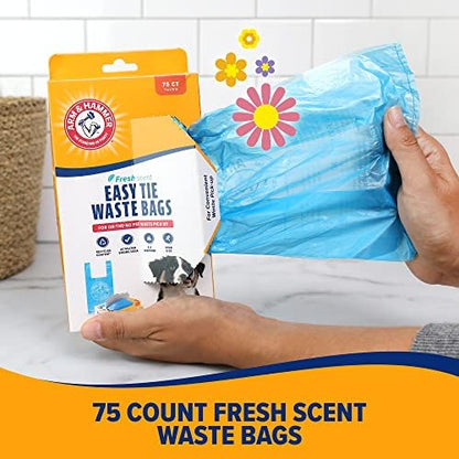 ARM & HAMMER 71041 Easy-Tie Waste Bags