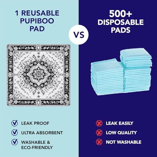 PUPIBOO Washable Pee Pads for Cats & Dogs