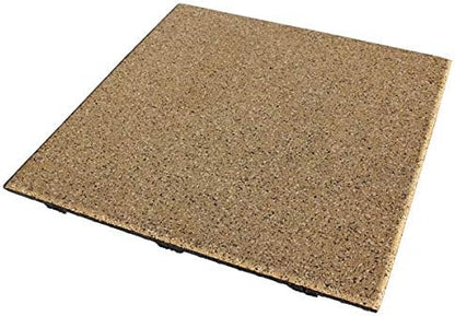 American Floor Mats - Rubber Gym Tiles - 1 Inch Thick - Sound Absorbing - 35% Red/Grey/White 4 Tile Pack (Covers 16 Sq Ft)