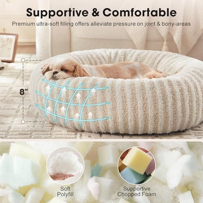 MIXJOY Dog Beds for Small Dogs, Washable Dog Bed
