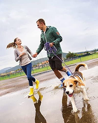 100FT Extra Long Leashes for Dog Training, Reflective Threads Check Cord Recall