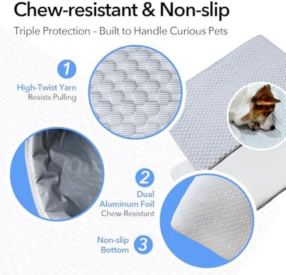 2-in-1 Cooling Pet Mat & Crate Pad