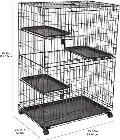 Amazon Basics Large 3-Tier Cat Cage Playpen