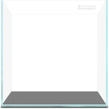 Tall Rimless Aquarium 3 Gallon, Ultra Clear Low Iron Nano Fish Tank for Betta, L7.9×W7.9×H11.8 Glass Thickness 5mm with EVA Foam Leveling Mat