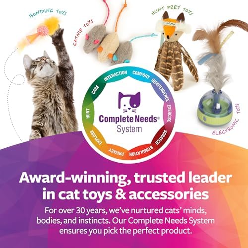 SmartyKat Chickadee Chirp Electronic Sound Cat Toy, Contains Catnip, Battery