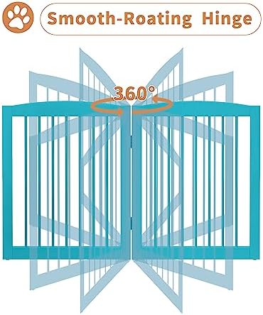 PUPETPO Freestanding Dog Gate