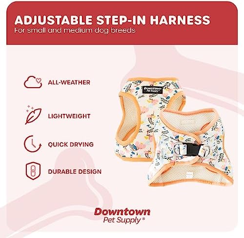 Downtown Pet Supply Step-in Dog Harness – No Pull, Adjustable Padded Mesh